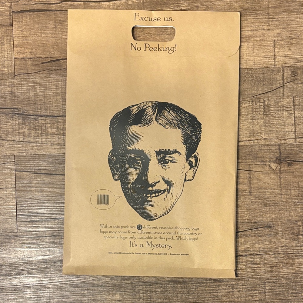 NWT! Trader Joe’s Mystery 3 shopping reusable bag set! Who knows which ones!